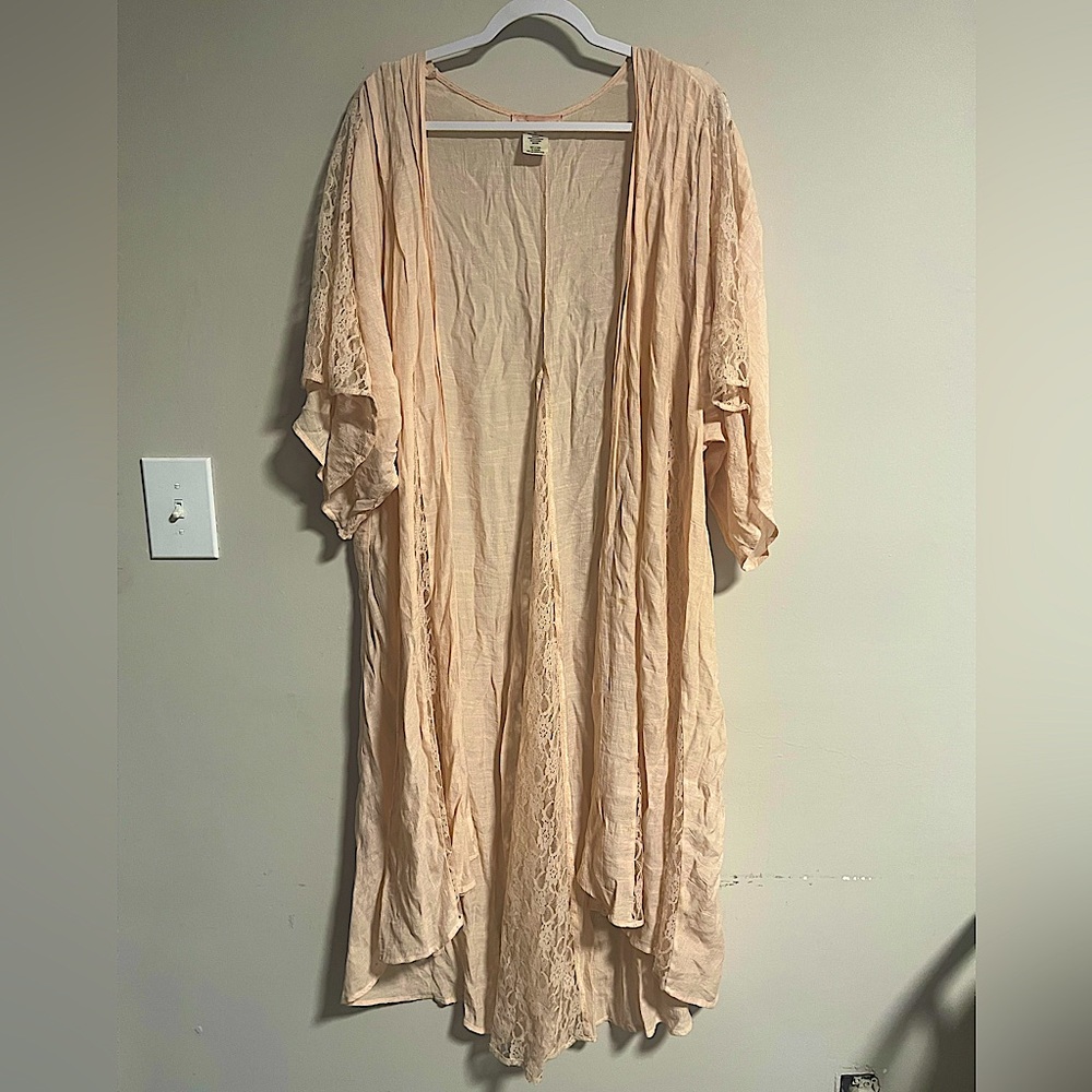 Soft Peach Kimono 🤩🥰